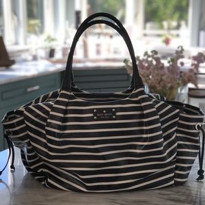 Kate Spade Navy Stripe Diaper Bag